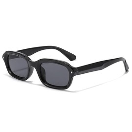 FEISEDY B1293 Sunglasses, Unisex, UV400, Classic, Vintage, Fashion, Driving, Sports, Fishing, Black