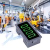 Green 4 Digit LED Motor Speedometer Hall Proximity Switch Magnetic