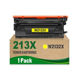 VAMTAY Remanufactured 213X 213A 213Y High Capacity Toner Cartridge Replacement for W2132X for HP 5700 6700 6701 MFP 5800 MFP 6800 MFP 6801 Printer (1 Yellow)