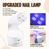 Tomicca Nail Tips and Nail Glue Set Fake Nails Tips
