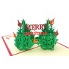 scicent Funny Christmas Cards Pop-Up Card Christmas Tree 3D Christmas