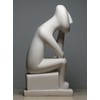 Thinker Cycladic Greek Art Figurine Idol Modern Statue Sculpture Handmade