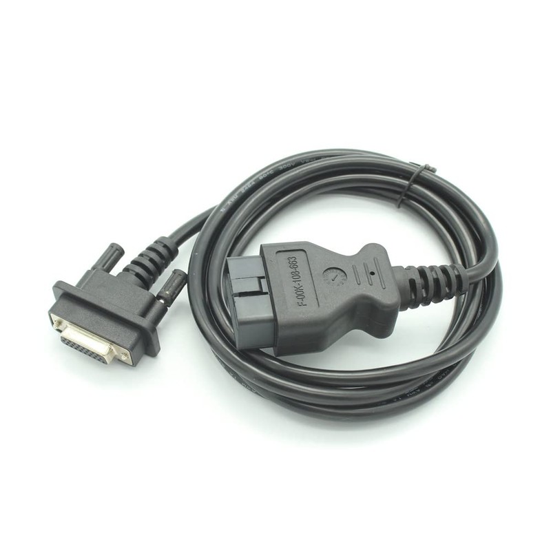 Tooihteo VCM2 Diagnostic Cable OBD2 DLC Testing Cable F-00K-108-663 Replacement