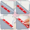 Prmape 50 Pcs Durable Filing Strip Fastener, Colored Filing Clip,