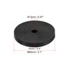 PATIKIL Multi Purpose Rubber Spacer, 4 Pcs 3.1"OD 0.47"ID 0.4"Thickness