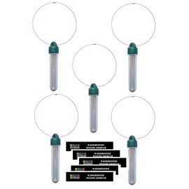 Angel Geocache zum aufhängen 5X Petling +Deckel + PET-Cap + 46cm Drahtseil/Ring