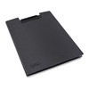 Rapesco 1641 Germ-Savvy Antibacterial A4 Foldover Clipboard, Black, Pack of