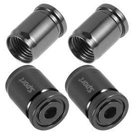 CLISPEED 4 Pcs Anti-Theft Valve Cap Automotive Dust Caps Car Tire Part Car Dust Valve Covers Tire Parts Stem Automotive Accessories