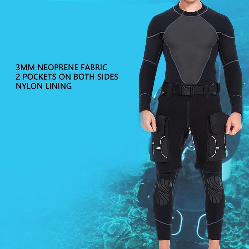 YONSUB Diving Tech Shorts with Pockets High Waist Keep Warm