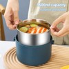 Stackable Lunch Box 1600ml Dual Layers Stainless Steel BPA Free