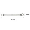 Tone M75-1618 Long Mechanic Eyeglass Wrench (75°), Width of Both