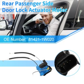 TUCKBOLD Rear Liftgate Door Lock Actuator for Kia Rio 1.6L L4 2012-2017 with Power Plastic and Metal Replacement | Rear Right Side Tailgate Latch Motor 1 Pcs