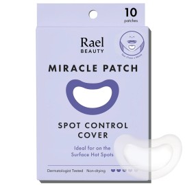 Rael 10 Count Acne Treatment Patches Contoured Hydrocolloid for Pus and Impurities
