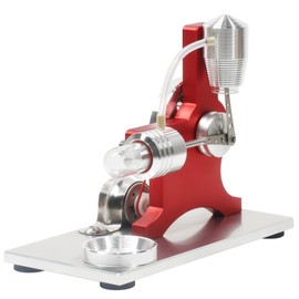 Sunnytech Hot Air Stirling Engine Motor Model Educational Toy Electricity Generator Colorful LED SC (SC005)