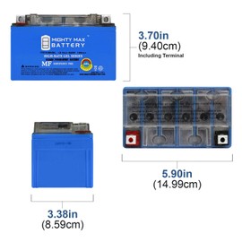 Mighty Max Battery YTX7A-BS Gel Battery for Gas Gy6 Scooter Moped 50CC 125CC Brand Product