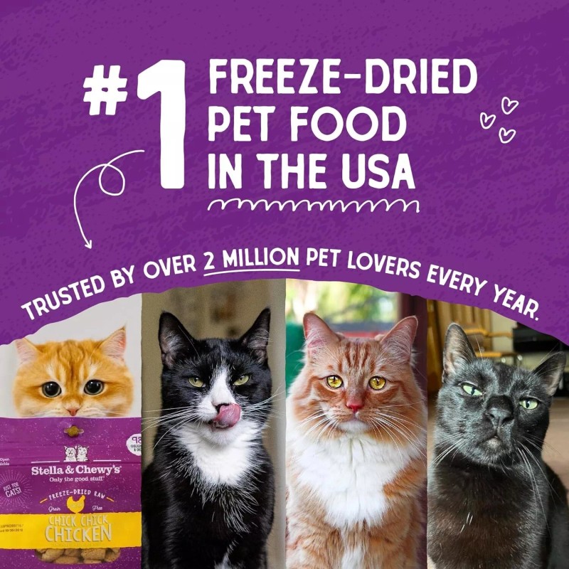 Stella & Chewy's Freeze-Dried Raw Cat Dinner Morsels - Salmon