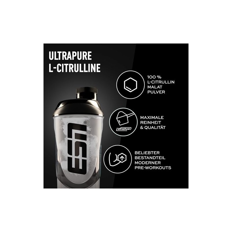 ESN Ultrapure L-Citrulline, 500g Bag, 100 Servings, Vegan
