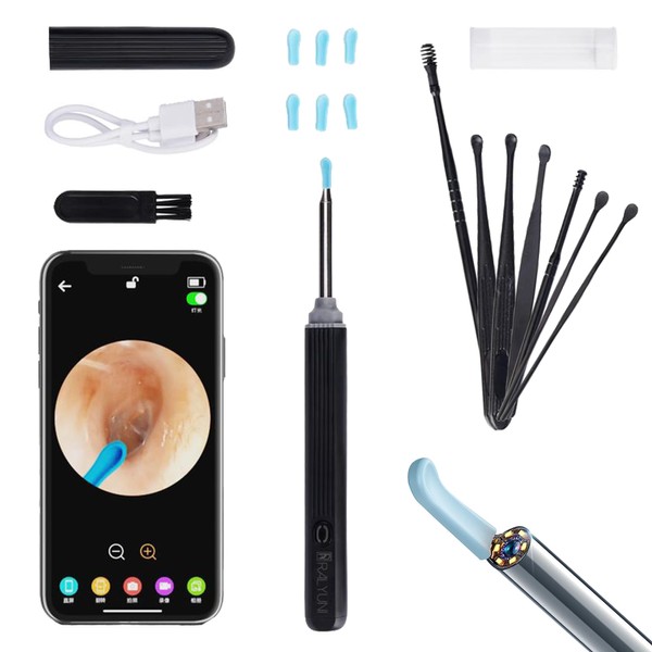 Ear Wax Removal with Camera, Ear Inspection System Wireless Earwax