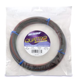 Hi-Seas Quattro Monofilament Leader, 4 Camouflage, 300 Pound Test, 100 Yard Coil