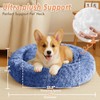 JOLLYVOGUE Calming Dog & Cat Bed for Large Dogs, Anti-Anxiety