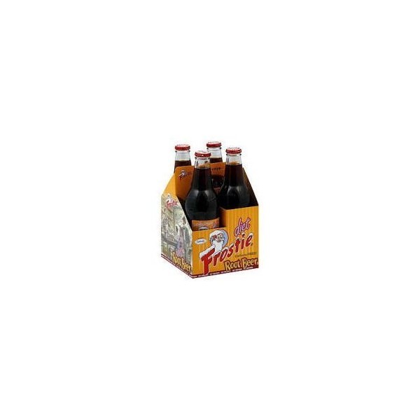 Frostie, Soda Diet Root Beer (Pack of 24 Bottles)