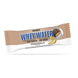 Weider Nutrition 32 Percent Whey Stra Cciatel Wafer Bar 35g by Weider