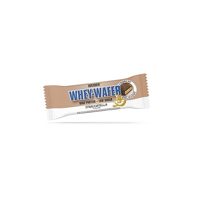 Weider Nutrition 32 Percent Whey Stra Cciatel Wafer Bar 35g