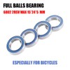 Vctitil - Rodamiento giratorio para bicicleta, 4 piezas, 6802 VRS