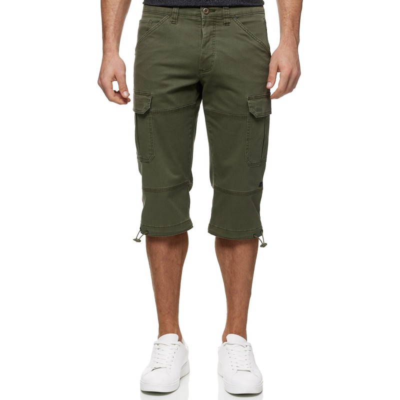 Indicode Men's INStevie 3/4 Cargo Shorts with 6 Pockets |
