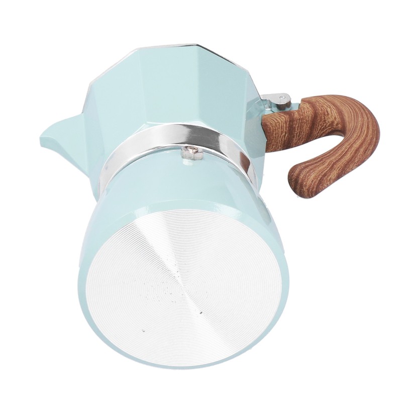 150ML Practical Aluminum Coffee Maker Octagonal Moka Coffee Pot for