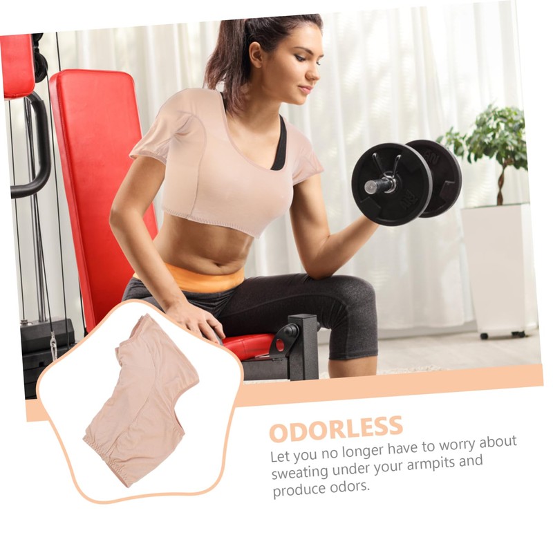 Outanaya Armpit Sweat Pad Shield Underarm Vest Cotton Comfortable Stretchable