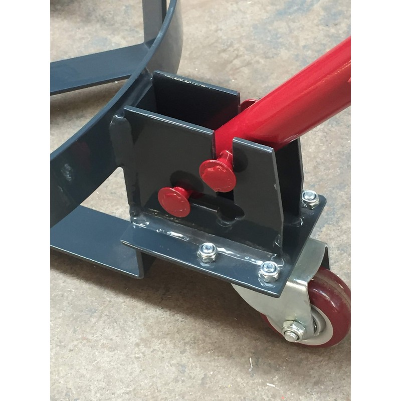 55 Gallon Drum Dolly, Drum Caddy, Drum Truck, Steel, PU