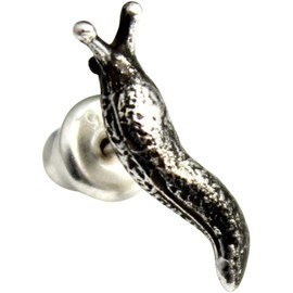 COSUMOSU 925 Sterling Silver Snail Slug single earring 1pc for Women and Men