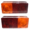 APUK LH RH Rear Tail Lights Replacement for Case International
