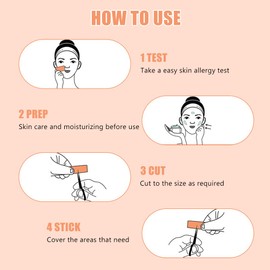 Face Lifting Tape, Wrinkle Make-Up, Anti-Wrinkle Patches, Myofascial Face Tightening Band, Facial Patches, Multifunctional Face Tape, Wrinkle Patch for Firming and Firming the Skin, 2.5 cm x 5 m,
