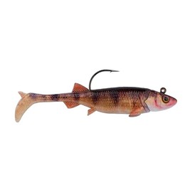 Berkley PowerBait Pre-Rigged Minnotator Fishing Bait, HD Perch, 3.5 in, Irresistible Scent & Flavor, Realistic Profile, Ready-to-Fish, Ideal for Bass, Crappie, Pike and More