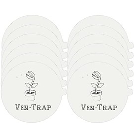 12 Pack - Flea Trap Refill Disc – Fits Victor, bugMD, Aspect and Other Flea Dome Traps - Replacement Sticky Glue Pads – Bugs, Fleas, Flies, Mosquitos