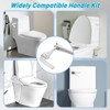Zinc Alloy Toilet Cistern Handle, Metal Toilet Flush Handle Replacement,