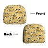 DITXIT Cute Pig Universal Car Headrest Cover Soft Car Seat