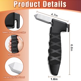 Car Door Handle Assist for Elderly – 3-in-1 Car Handle Assist Auto Cane with Seat Belt Cutter & Window Breaker Car Door Latch Handle for Safe Entry/Exit Car for Seniors & Handicapped