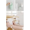 YOFAN 10 Pairs Clear Double-Sided Adhesive Wall Hooks - Mounted