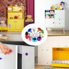 Nicunom 30 Pack Colorful Crystal Cabinet Knobs, 30mm Glass Dresser