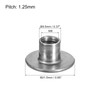 QUARKZMAN M8 T-Nuts, Pack of 12 Carbon Steel T-Nuts, Round