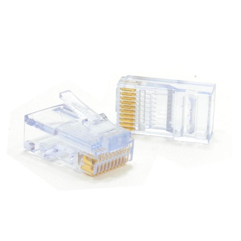 kenable RJ50 Crimp End 10P10C 10 Pin Plug for Solid/Stranded