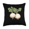 Rutabaga Retro Vintage Throw Pillow