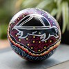 NOVICA Handmade Coconut Shell Percussion Instrument Turtlethemed from Bali Multicolor