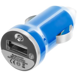 1 x Blue USB Car Charger by Dragon Trading