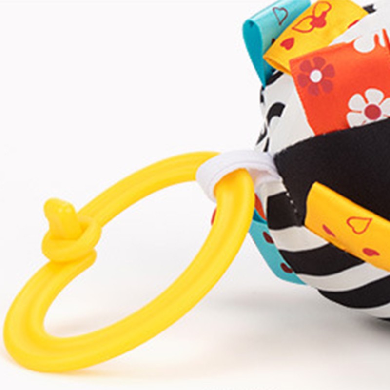 Black White Stroller Toy High Contrast Early Education Baby Plush