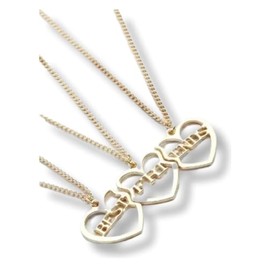 Collar De Corazon Dividido En 3 Collares Para Los Mejores Amigos Best Friends Amistad Por Siempre Fiesta,Cumpleaños,San Valentin,Regalos,Navidad,Reyes