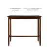 Linon 42 inch Height Pub Claridge Table, Rustic Brown Bar